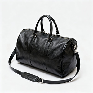 Bolsa de viaje de lona de cuero de vaca de grano completo Vintage para hombre OEM del fabricante, bolsa de viaje de fin de semana para negocios o escapadas - Product Image 5