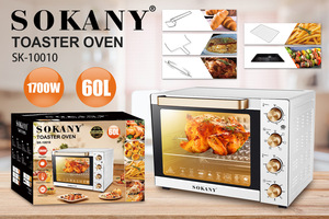 Nuevo <span class=keywords><strong>horno</strong></span> inteligente de 60l y 1700W, pequeño electrodoméstico eléctrico para el hogar, hornos de encimera de gran capacidad de <span class=keywords><strong>60</strong></span> <span class=keywords><strong>litros</strong></span> - Product Image 3