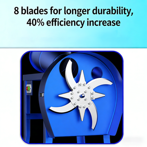 Broyeur d'aliments électrique XD pour bétail, <span class=keywords><strong>tondeuse</strong></span> à gazon, lames en alliage haute efficacité, capacité de 100 kg/h, utilisation facile, 220 V - Product Image 5