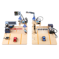 ESP32 Sistema de Tráfico Inteligente STEM Kit de Educación para Arduino Transporte Inteligente IoT Herramientas de Aprendizaje Robótica Codificación Estudiantes