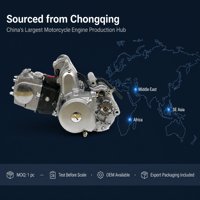Ensemble Moteur de Karting/Quad 110cc à Démarrage Électrique, Embrayage Automatique, 3 Vitesses Avant et 1 Marche Arrière - Vente en Gros