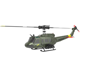 Hélicoptère militaire télécommandé DWI DOWELLIN 2.4G 6CH <span class=keywords><strong>1</strong></span>:<span class=keywords><strong>48</strong></span> avec stabilisation gyroscopique automatique, avion d'extérieur avec éclairage, cadeau pour enfants - Product Image 1