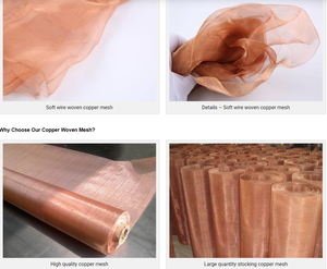 רשת נחושת טהורה 99.9% כלוב פאראדיי מיגון <span class=keywords><strong>RFI</strong></span> רשת דקורטיבית רשת נחושת זרחנית יצרן רשת נחושת באיכות גבוהה - Product Image 2