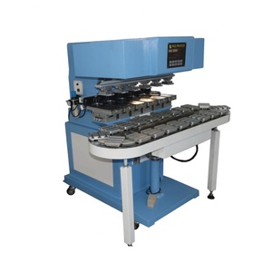 6-Color Semi-Automatic Inkcup Pad Printing Machine Gravure Plate Type Conveyor New <b>Baby</b> <b>Pacifier</b> Toy Farm Tube Label Used Engine - Product Image 3