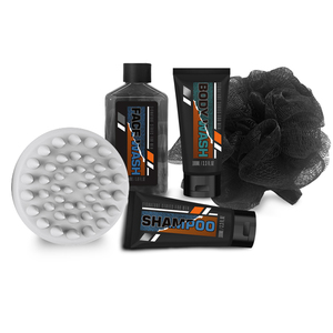 Proveedor al por mayor Gel de ducha Champú Baño <span class=keywords><strong>Spa</strong></span> Lavado Viaje Cuerpo Baño Regalo Conjuntos Coffret Cadeaux Pour Homme Para Hombres En Bicicleta - Product Image 2