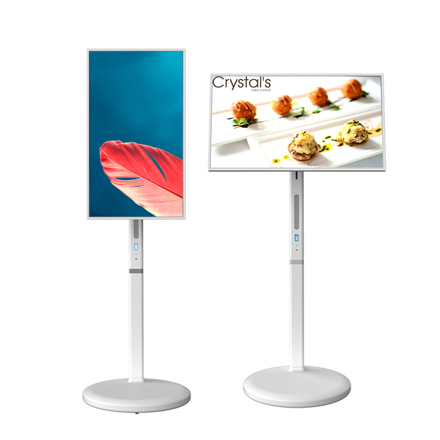 Portable Tablet Tv Touch Display Screen Rotate Floor Standing Smart Tv for Work Studying Workout Gaming