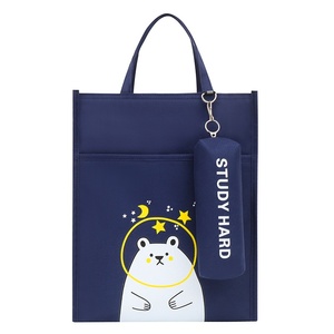 Korean Style Cute Art Student Tutoring Bag Boys Elementary School File Book Handbag Promotional Korean Style Backpack