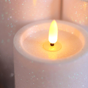 Velas LED Creativas con <span class=keywords><strong>Polvo</strong></span> Luminoso para Decoración <span class=keywords><strong>de</strong></span> Bodas y Navidad, Luz <span class=keywords><strong>de</strong></span> Hadas - Product Image 4