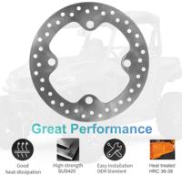 Nouveau Quad Parts 5257196 Rotor de disque de frein arrière pour Polaris RZR XP 1000/4XP 1000/RS1 General XP 1000/4XP 1000 2014-2022