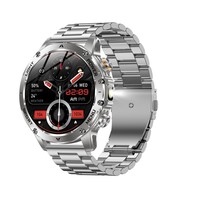 Montre connectée sportive intelligente AK87, grande autonomie, montre connectée pour homme, suivi de la forme physique en extérieur, réponse aux appels, étanche IP68, lampe torche