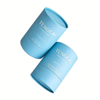 Boîtes cylindriques en carton ondulé personnalisables avec laminage mat et logo - Emballage cosmétique haut de gamme pour parfum, crème pour les yeux et soins de la peau