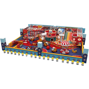 Macaron renkli kapalı oyun alanı ekipmanları çocukları sevinçle bilinmeyeni keşfetmeye teşvik ediyor - Product Image 1