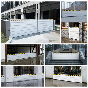 Barrière <span class=keywords><strong>anti</strong></span>-<span class=keywords><strong>inondation</strong></span> robuste en panneaux d'aluminium empilables et emboîtables, pour allées résidentielles et portes <span class=keywords><strong>de</strong></span> garage - Product Image 5