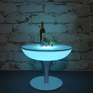 Đương Đại nhựa <span class=keywords><strong>Glow</strong></span> Bàn cà phê đa năng cho nhà Bar tiệc cưới ngoài trời trung tâm khách sạn Công viên rượu vang hầm ăn uống hiện đại - Product Image 4