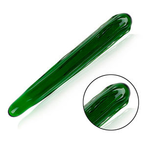Godes <span class=keywords><strong>banane</strong></span> en verre <span class=keywords><strong>pénis</strong></span> artificiel godes aubergines pour femmes fruits et légumes Masturbation féminine Plug anal concombre Sex Toy - Product Image 5