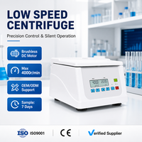 Centrifugeuse électrique portable de haute qualité à basse vitesse 4000 tr/min avec rotor angulaire pour tubes, silencieuse et à faible vitesse