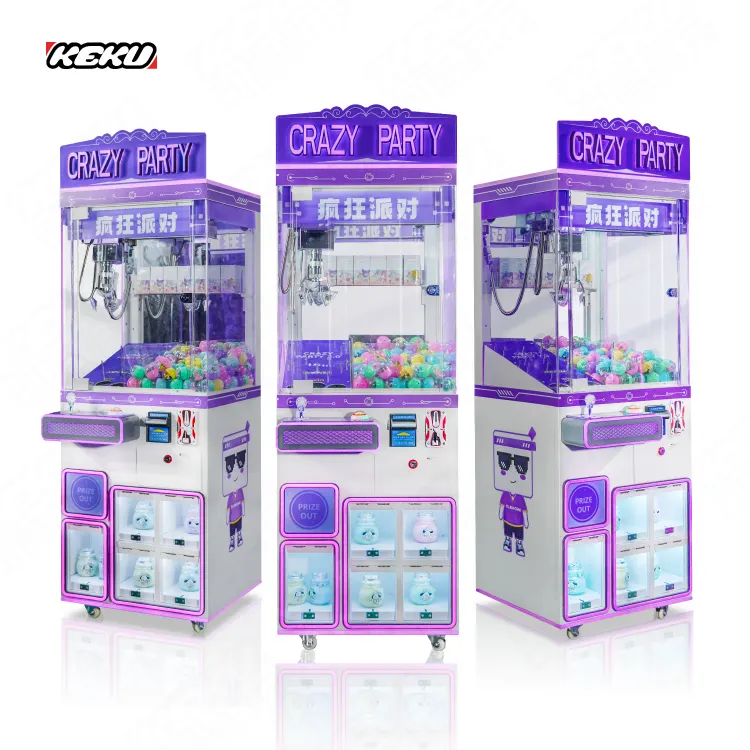 Sıcak satış oyuncak vinç makine arcade pençeli vinç oyuncak makinesi
