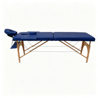 Table de massage pliable portable robuste et moderne, lit de chiropratique, table de thérapie, design réglable en hauteur pour usage commercial
