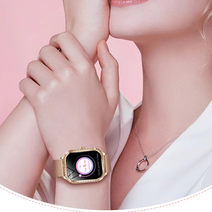 Montre connectée DF MK88 2025 avec appels Bluetooth, suivi de la santé féminine, modes multisports, montre élégante pour femmes avec diamants - Product Image 3