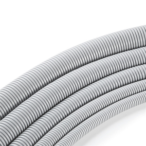 Esnek PVC boru kaliteli elektrik metalik olmayan gri oluklu sevk borusu amerikan standardı için - Product Image 3