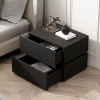 Table de chevet minimaliste moderne pour chambre à coucher, table d'appoint pour petits espaces, sans assemblage, rangement multifonctionnel pour la maison