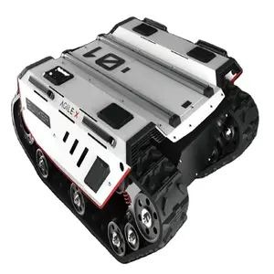 Burket pista robô ugv sem direção, carga de pagamento robô 80kg com aubo/ur colaboração robô super forte cruz ugv