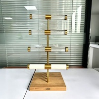 Présentoir à bijoux en acrylique transparent, support pour bracelets et joncs, organisateur de pendentifs, vitrine de rangement pour bijoux pour magasin