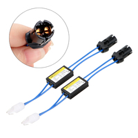 Cable Canbus T10 12V, Cancelador de Advertencia LED, Decodificador 501 T10 W5W 192 168, Luces de Coche SIN Error Canbus OCB, Resistencia de Carga, 2 Piezas