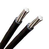 Câble aérien monobrin Galaxy 0,6/1 kV JKLYJ avec conducteur en aluminium isolé XLPE, câble de branchement en faisceau pour ligne aérienne
