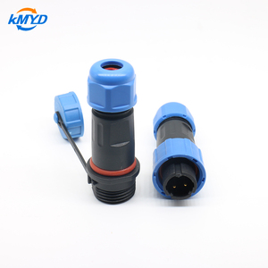 SP12/LD12 IP68 Waterdichte Connector <span class=keywords><strong>2</strong></span>-pins Nylon Messing Soldeerloze Mannelijke Vrouwelijke Circulaire Connector - Product Image 6