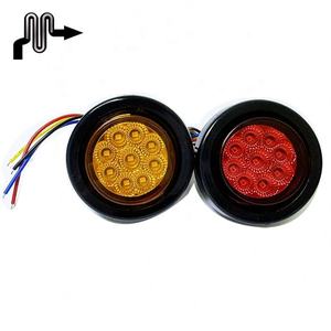 Haute qualité 12-24V LED 2 pouces rond Submersible <span class=keywords><strong>bateau</strong></span> <span class=keywords><strong>remorque</strong></span> remorquage côté marqueur <span class=keywords><strong>feux</strong></span> de gabarit - Product Image 6