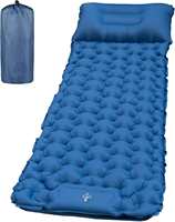 Matelas de couchage gonflable ultraléger avec pompe intégrée et oreiller en TPU, 3 pouces, rectangulaire, compact, pour le camping, la randonnée, l'alpinisme, la escalade 4