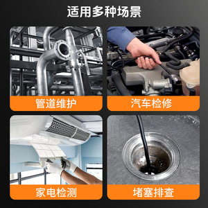 Industrial Endoscope 1000mm 8mm Probe 360 Degree Rotation IP67 Waterproof For Car Pipeline Inspection With Phone Computer - Product Image 4