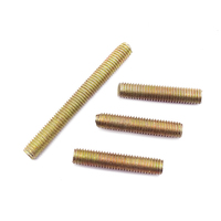 Carbon Steel Metric/Inch Threaded Rod Stud Bar Full Thread Screw Rod Galvanized Zinc Plated Class 4.8 6.8 Construction
