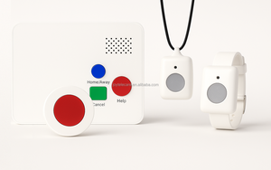 Sistema de Llamada de Emergencia para <span class=keywords><strong>Personas</strong></span> <span class=keywords><strong>Mayores</strong></span> - Localizador Inalámbrico 4G con Monitoreo de Salud, Botón de Pánico Grande para Hospitales, Residencias y Hogares - Product Image 3