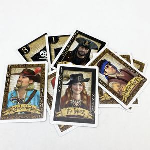 Plateau de jeux de capitaine pirate personnalisé fabricant de jeux de rôle jeu de société de cartes en papier très amusant - Product Image 5