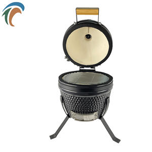 Gril <span class=keywords><strong>kamado</strong></span> en céramique de Chine gril <span class=keywords><strong>kamado</strong></span> bâtard noir - Product Image 1