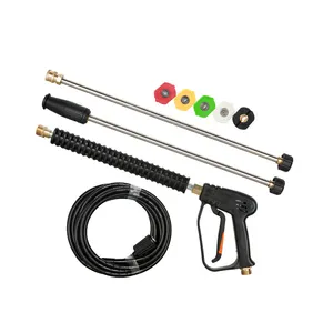 Pistolet de <span class=keywords><strong>lavage</strong></span> de voiture haute pression Amare Commercial avec construction en laiton et acier inoxydable pour une utilisation en extérieur - Product Image 1