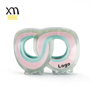 Pince à cheveux géométrique en acétate de 8 cm, pince à cheveux glamour avec logo personnalisé, pince à mâchoire ajourée pour femmes, vente en gros - Product Image 5