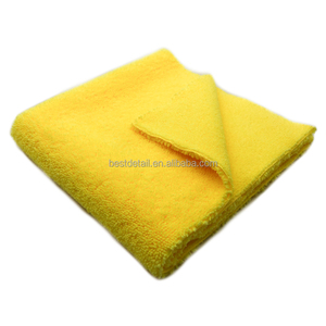 Paño de limpieza de coche de microfibra de pila larga y corta sin bordes de 40x40cm 400 GSM para detalles automáticos Toalla de lavado de coches - Product Image 4