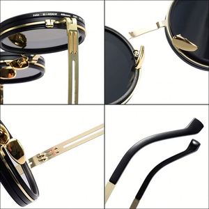 Gafas de Sol Redondas Polarizadas con Filtro ND Ajustable 1-9, Protección UV400, para Conducir y Pescar, para Hombre, Novedad 2026 - Product Image 6