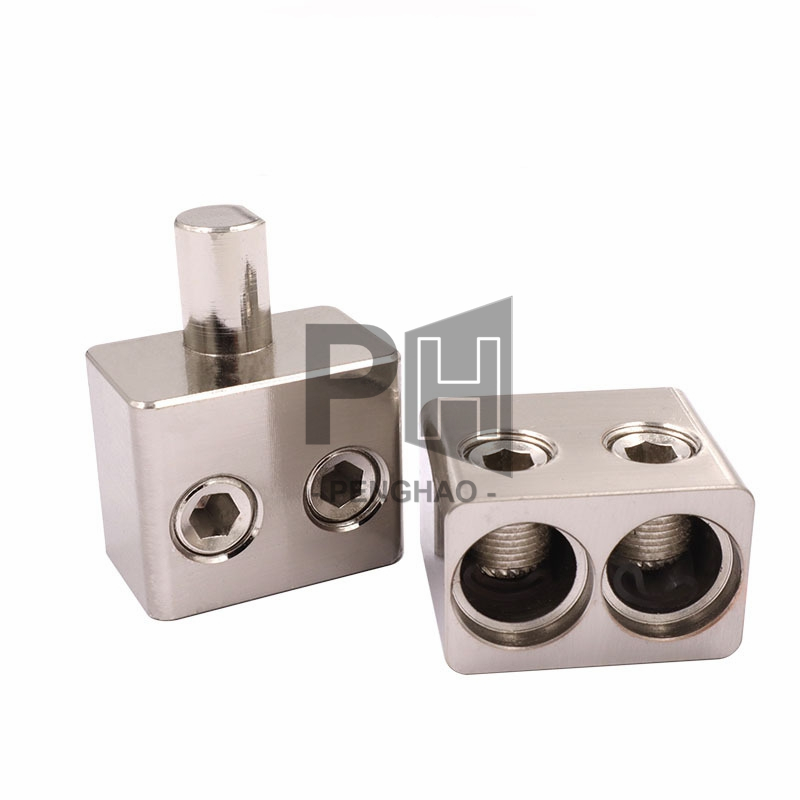 Автомобильный усилитель звука шнур питания разъем батарея один разделен на два чистой меди кабель сепаратор клемма высокого питания