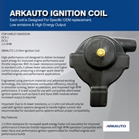 ARKAUTO 1.5 Ohm Paket Koil Pengapian Performa Tinggi DC5-1 DC51 Untuk Harley Dyna Softail Sportster Electra Glide Fat Boy 1965-1999