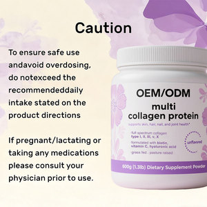 Keto Paleo Tanpa Rasa 5 Jenis I II III V X Multi Kolagen Protein Powder dengan Biotin Vitamin C Asam Hialuronat - Product Image 5