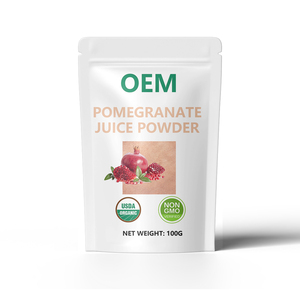 Bột vỏ quả lựu 100g, cấp thực phẩm, 99%, giàu vitamin, chiết xuất thảo dược, nhãn hiệu riêng OEM/ODM - Product Image 2