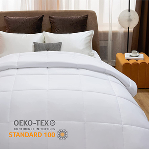 Couette matelassée de qualité hôtelière 100 % microfibre toutes saisons pour lit simple, insert de couette Hilton - Product Image 6