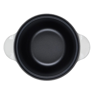 Articles ménagers brillants 18cm pot de riz en émail blanc vente chaude ustensiles de cuisine en gros émail four hollandais pot mini fonte chaque cocotte - Product Image 4