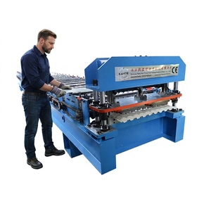 Machine de formage de volets roulants de style australien certifiée CE, 26 stations, rouleaux de 0,3 à 0,8 mm d'épaisseur, contrôle PLC, <span class=keywords><strong>moteur</strong></span>, pompe haute performance - Product Image 1