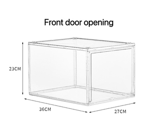 Biểu Tượng Tùy Chỉnh Trong Suốt Rõ Ràng Nhựa Thùng Stackable Hộp Giày Tổ Chức Cho Sneaker Hiển Thị Và Lưu Trữ Nhà - Product Image 2