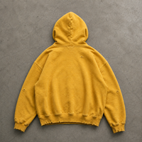 Sweat-shirt à capuche personnalisé de qualité supérieure, streetwear en gros, fabricant en gros, jaune et design sur mesure